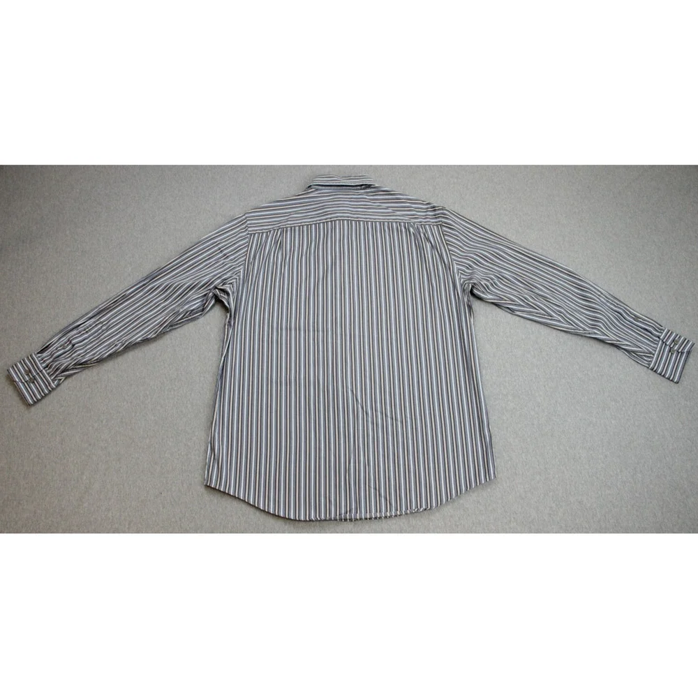 Banana Republic Shirt Mens M (15-15.5) 100% Cotton‎ Striped Button Up